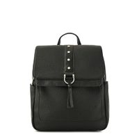 Mochila con tapa mediana althea negro especial