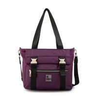 Cartera tote college grande morado