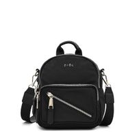 Mochila pequeña lychee negro