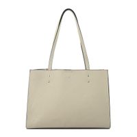 Cartera tote tres divisiones mediana harley blanco crudo