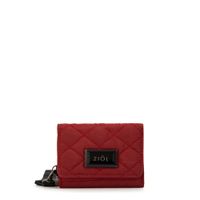 billetera cierre exterior pequeña cersei rojo