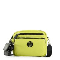 Cartera bandolera pequeña olimpia verde limon