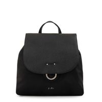 Mochila con tapa anastasia mediana negro