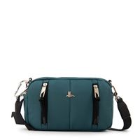 Cartera Bandolera mediana juliana petroleo oscuro