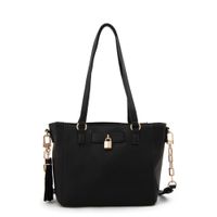 Cartera tote mediana elaia negro especial