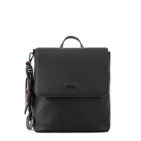 Mochila con tapa pequeña raina negro especial