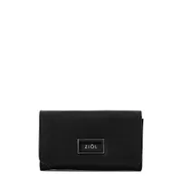 Billetera con tapa zia mediana negro