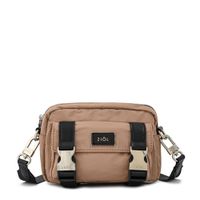 Cartera bandolera pequeña diana beige