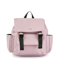 Mochila con tapa mediana samara lila