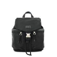 Mochila con tapa mediana elvas negro especial