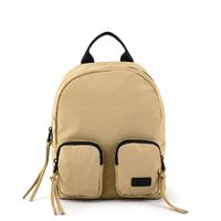 Mochila mediana fara beige