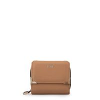 Billetera demin mediana beige