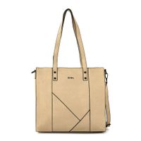 Cartera tote mediana maily blanco crudo