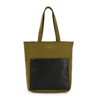 Cartera tote shopping grande lilen verde oliva