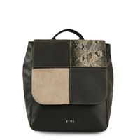 Mochila con tapa mediana elinna negro