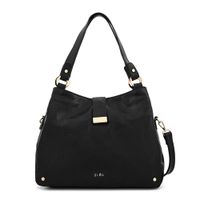Cartera tote tres divisiones mediana alida negro