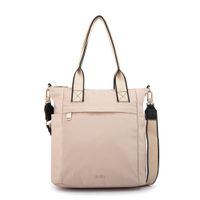 Cartera tote fiona grande blanco crudo