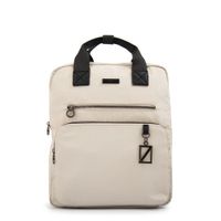Mochila helena mediana blanco crudo