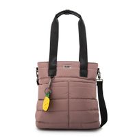 Cartera tote shopping tiana mediana rosa viejo