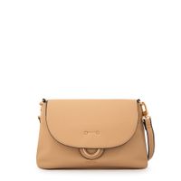 Cartera bandolera anastasia mediana beige oscuro