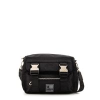 Cartera bandolera college pequeña negro