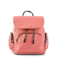 Mochila con tapa mediana simone coral