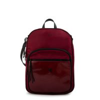 Mochila porta notebook grande carina burdeo