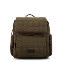 Mochila con tapa sahara pequeña verde oliva