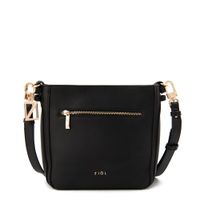 Cartera bandolera mediana polete negro