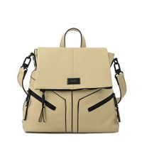 Mochila mediana ema blanco crudo