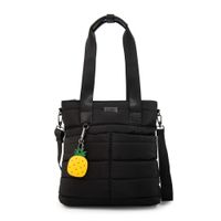 Cartera tote shopping tiana mediana negro