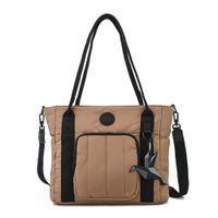 Cartera tote tres divisiones mediana florence beige