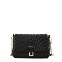 Cartera bandolera con tapa pequeña shannon negro