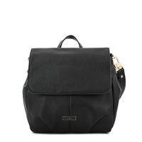 Mochila con tapa mediana zahara negro