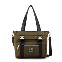 Cartera tote college grande verde oliva