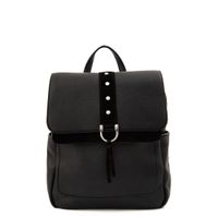 Mochila con tapa mediana althea negro