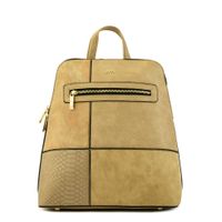 Mochila mediana croix beige