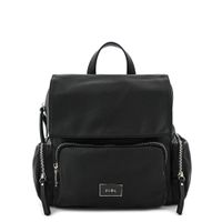 Mochila con tapa pequeña mila negro