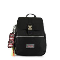 Mochila con tapa mediana tavira negro