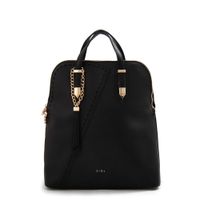 Mochila mediana biel negro