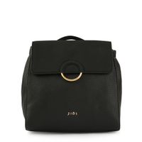 Mochila con tapa mediana sophie negro