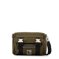 Cartera bandolera college pequeña verde oliva