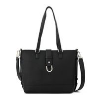 Cartera tote tres divisiones federica negro especial