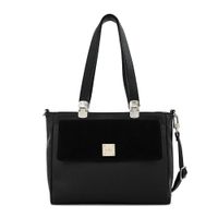 Cartera tote tres divisiones jelena negro especial