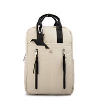 Mochila porta notebook grande juliana blanco crudo