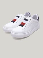 Zapatillas De Niña Con Logo Blanco Tommy Hilfiger