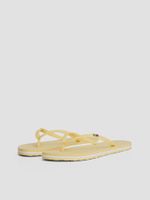 Sandalias Con Logo Esmaltado Amarillo Tommy Hilfiger