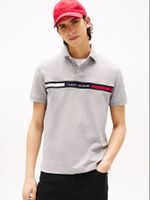 Polo Chest Insert Logo Gris P01 Tommy Hilfiger
