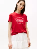 Polera Essential De Corte Regular Rojo XLE Tommy Jeans