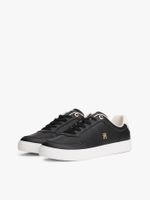 Zapatillas De Cuero Essential Negro Tommy Hilfiger
